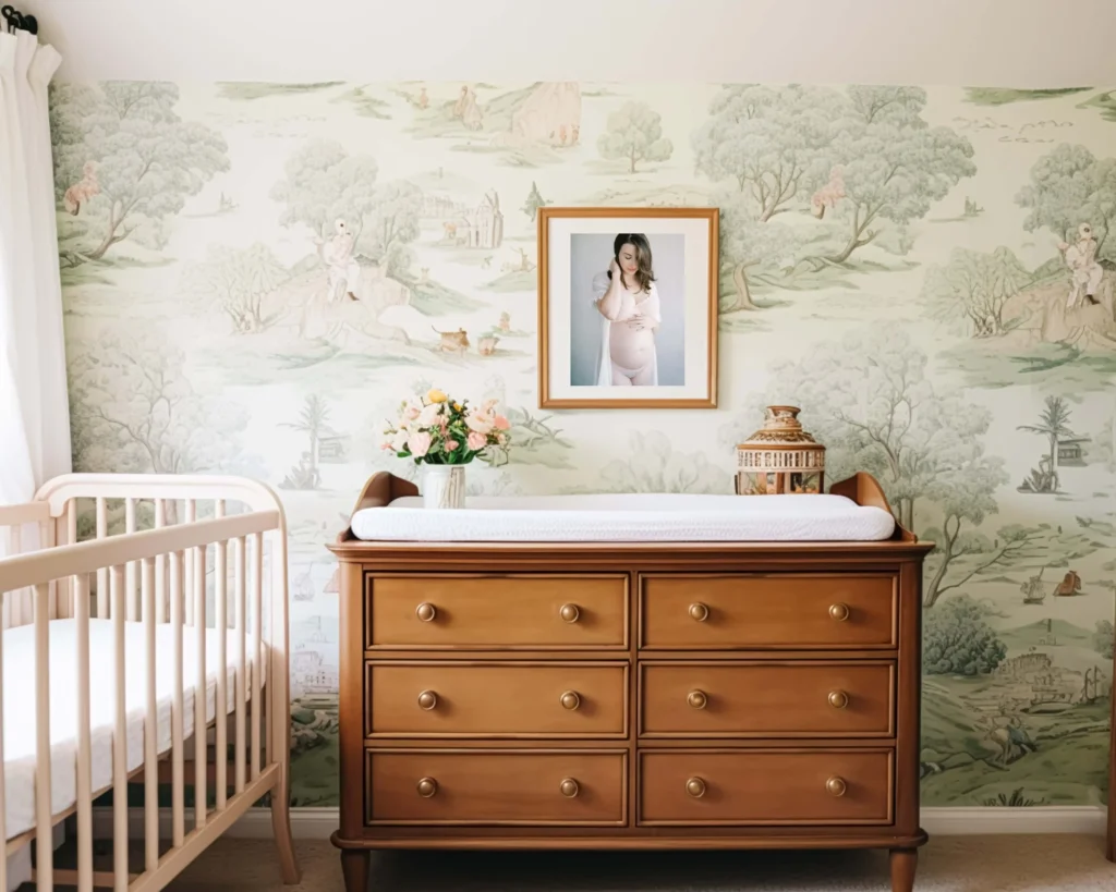 maternity artwork in nursery