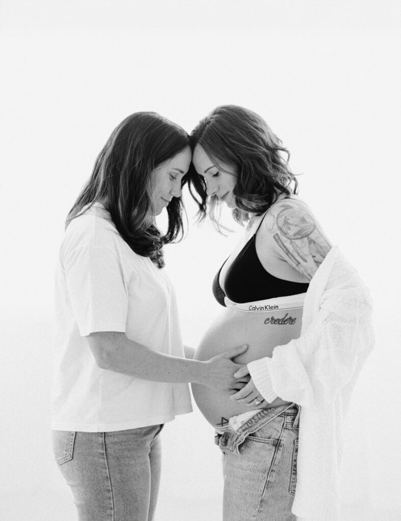 queer maternity session